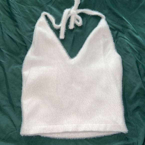 L Gymshark x Whitney Simmons V5 Eyelash Halter Top - Picture 1 of 3